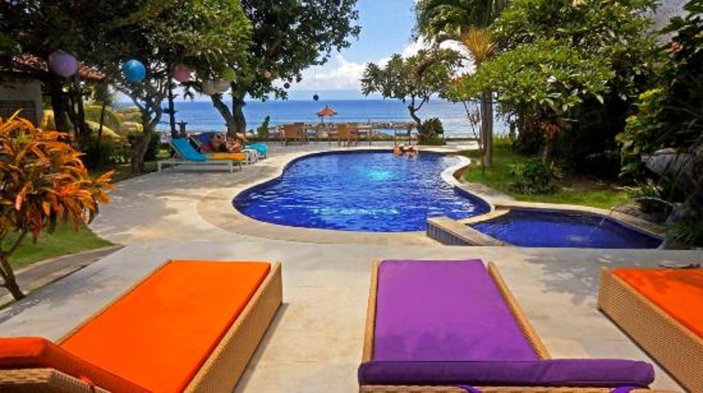 Relax Beach Resort Candidasa Bagian luar foto